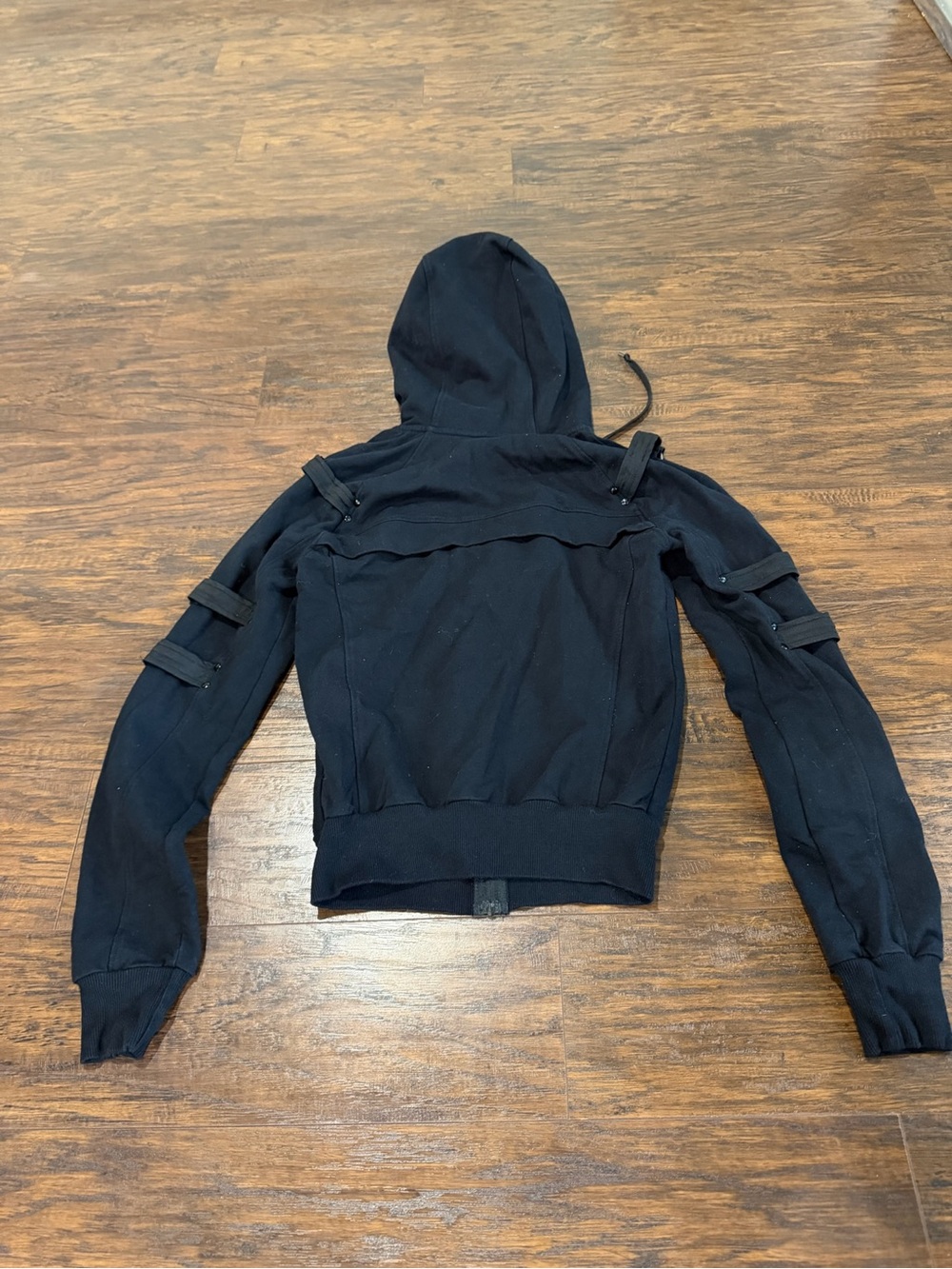 bebe Sport Women's Black Zip-Up Hoodie Size XS - Picture 5 of 9